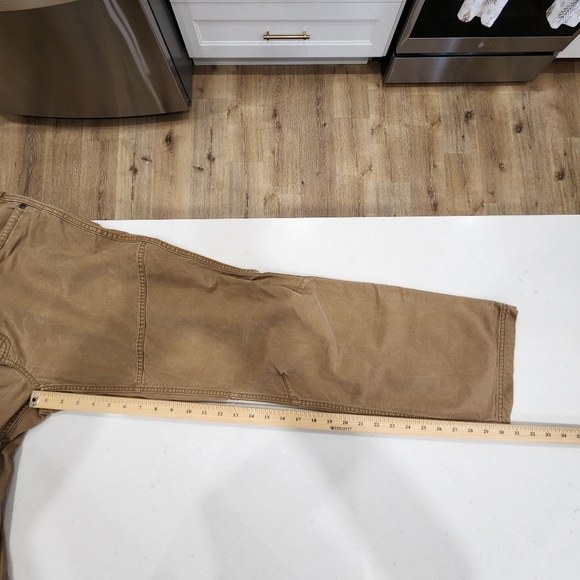 Eddie Bauer First Ascent Pants Mens 34x32 Fits 34x31 Tan Outdoor Hiking Cotton - Picture 12 of 13